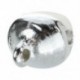 20 db karácsonyi Jingle Bells, 10 mm-es ezüst hang E3I5