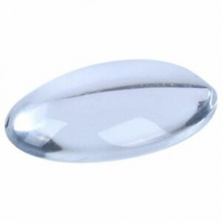 1X (10x átlátszó ovális Flatback átlátszó üveg cabochon kupola dekoráció 18x25mm B3I5)