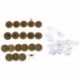 1X (10X bútor bezár bronz fém mágneses csat új 14mm H1T3)