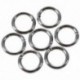 1X (500 rozsdamentes acél nyílt ugrógyűrűk, 5 mm átmérő. J5I2)
