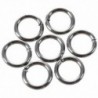 1X (500 rozsdamentes acél nyílt ugrógyűrűk, 5 mm átmérő. J5I2)