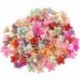 200 darabos vegyes virágos akril távtartó gyöngyök 13x13mm (4/8 &quot x4 / 8&quot ) I7U8