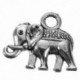 1X (Charm Medálok Elefántfej Mérete: 14x12mm Mennyiség: 50 ďĽˆRégi ezüst ďĽ B5Y9)