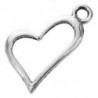 1X (100 x Charm Medálok Szív Szerelem Tónus 17 * 10mmďĽˆÓkori ezüstďĽ ‰ N6S9)