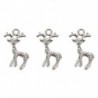 1X (50 db Charm Medálok Szarvas Állathang 22 * 15mmďĽˆEzüst ‰ ‰ Z2R1)