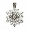 2X (tibeti ezüst filigrán virágbársony medál, 2.6x1.9 " HOT P3J5)