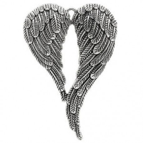 5 db angyal szárnyas medálok nyaklánc antik stílusú hang charm Új 6.9x4.7cmďĽˆA H0E5