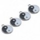 1X (20 db zománc Yin Yang Charm Medálok 22 * 18mmďĽˆfekete   fehérďĽ ‰ O6U4)