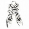 1X (50 db Charm Medálok Balettcipő Tónus 21x13mm (7/8 " x4 / 8" )