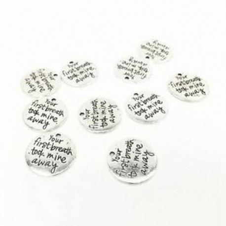 2X (10 ötvözetű ősi ezüstcsomagban &quot az első lélegzeted elvette az enyémet&quot , A4N4 kör.)