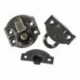 50 db doboz csatok bronz hang 3cm x 2,7 cm G8S1