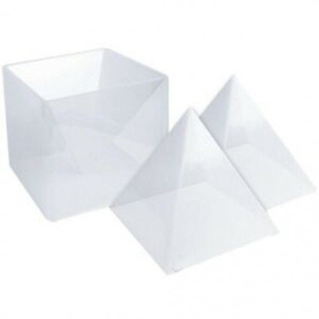 Nagy gyanta Moldsilicone piramis formák, gyantaöntő formák Diy Orgone H7L5