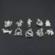 6X (Animal Charms, Wholesale Bulk 100 Pack Mixed Tibet Pendant Charms for I3X2.)