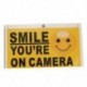 Ötszörös „Smile You`re On Camera” öntapadós videó riasztó biztonsági figyelmeztetés Sticke L1U2