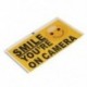 Ötszörös „Smile You`re On Camera” öntapadós videó riasztó biztonsági figyelmeztetés Sticke L1U2