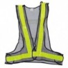 Hi-Viz fényvisszaverő mellény nagy láthatósággal figyelmeztető forgalmi építési biztonság N2L5