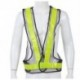 Hi-Viz fényvisszaverő mellény nagy láthatósággal figyelmeztető forgalmi építési biztonság N2L5