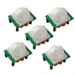 5PCS HC-SR501 Állítsa be a Piroelektromos infravörös PIR humen mozgásérzékelőt Detec D3N5