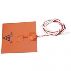 1X (120x120mm 12V 120W szilikon fűtőpad 3D nyomtatóval fűtött ágymelegítő szőnyeg N5V8