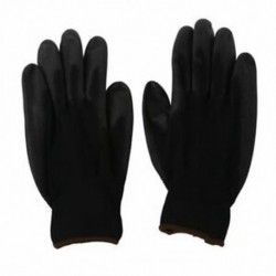 1X (12 pár nejlon munka kesztyű Pu DIY kerti szerelő M V5D3)