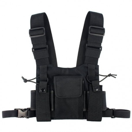 Rádiók Pocket rádió mellkasi kábelkészlet mellkas elülső csomag tok tok Holster mellény Rig C C8A6
