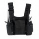 Rádiók Pocket rádió mellkasi kábelköteg mellkas elülső csomag tok tok Holster mellény Rig C H3F7