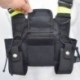 Walkie Talkie Vest fluoreszkáló mellény tárolótáska C7F3 mellkasi táska