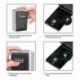 4X (Lock Box 4 számjegyű kombináció, vízálló doboz, alumínium ötvözet Weather ResisF4A8