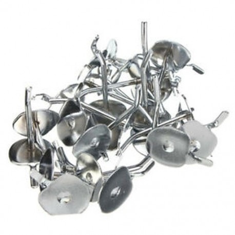 2X (50 db-os csomag 2 &quot -es univerzális Pegboard egy lyukas horoggal, Chrome Home Kitch B1P6