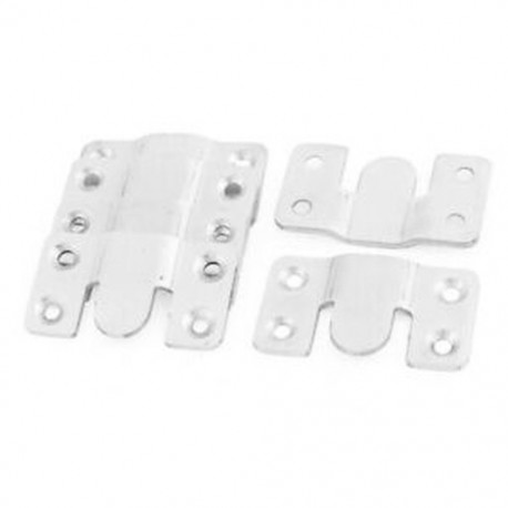 6X (Bútor kanapé reteszelő konzol csuklópántos horog 6 PCS Y9E3 lógásra)