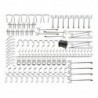 Pegboard horgok választéka - 102 db Peg Hook Szervezet T9M1