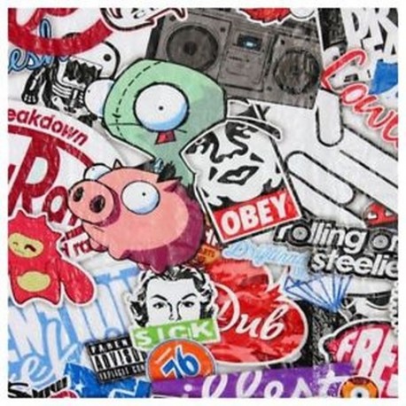 Vízátviteli nyomtatófólia Hydro Hydro Dipping Kit sertés-felvevő Graffiti H4J0