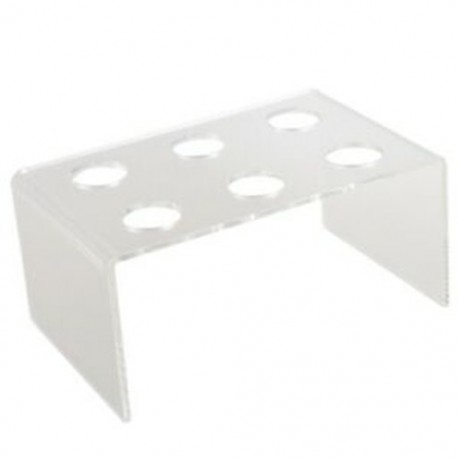 6 lyuk akril állványtartó fagylalt ropogós cső kúptartó O4S2