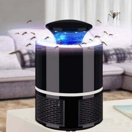 8 új intelligens LED UV elektromos szúnyoggyilkos lámpa, USB töltés zajos, fekete A3A3
