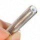 2X (M6X30 1,75 mm-es menetfúvóka teflonnal 3D-s nyomtató-extruder O1A7)