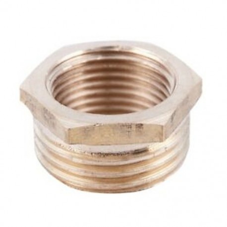 2X (20 mm-es hím - 16 mm-es női sárgaréz hexadecimális redukáló persely adapter csőszerelvény Z7Q9
