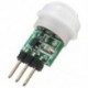 Mini IR infravörös Piroelektromos PIR testmozgás emberi érzékelő modul, K9R7