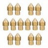 1X (14db MK8 extruderes sárgaréz fúvóka 3D-s nyomtató Makerbot számára, 7 méret 0,2 N3F6