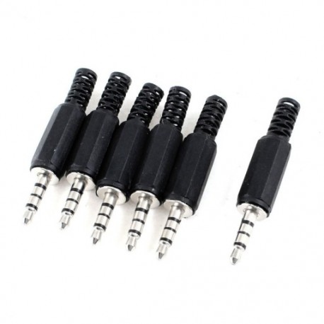 2X (6 3,5 mm-es audiokábel a csatlakozó csere 4 pólusú csatlakozófejjel A3O4