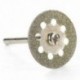 1X (10 db 22 mm-es 8 lyukú elektromos csiszoló tartozékok gyémánt szelet / fűrészlap C0B4