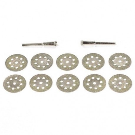 10 PCS 22 mm-es 8 lyukú elektromos csiszolótartozékok Gyémánt szelet / fűrészlap L6A4