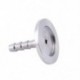 Rozsdamentes acél 304 KF25 karimás 8 mm-es tömlőcsonk adapter V9Z6 vákuumhoz