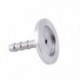 Rozsdamentes acél 304 KF25 karimás 8 mm-es tömlőcsonk adapter Z1A8 vákuumhoz
