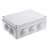 Fehér ABS IP65 vízálló zárható csatlakozódoboz 200mmx155mmx80mm BT V0Q4