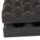 3X (3 db 300x300x40mm hangszigetelő hab stúdió akusztikus hab hangszigetelő Abs L6B8