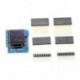 4x (0,66 hüvelykes OLED D1 mini OLED pajzs I2C / IIC-vel 64x48 pixel 3,3V Z9T9)