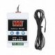 TMC-6000 110-240V vezetősínű hőszabályozó digitális hőmérséklet-szabályozó R8T3