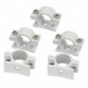 5X (32 mm-es falra szerelt alumínium csőbilincs bilincs rögzítő 5 db H1D6)