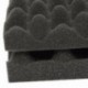 6X (3 db 300x300x40 mm hangszigetelő hab stúdió akusztikus hab hangszigetelő Abs T5C2