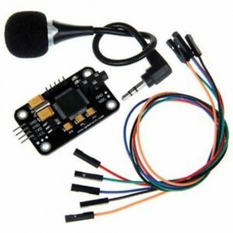 Hangfelismerő modul mikrofonnal Dupont Jumper vezetékes beszédfelismerő készülékkel X6E1